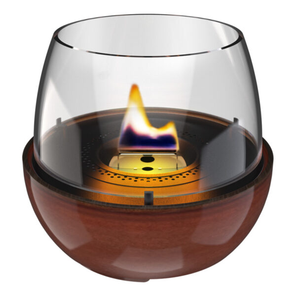 Tenderflame Tulip  Reactive Glace   Amber