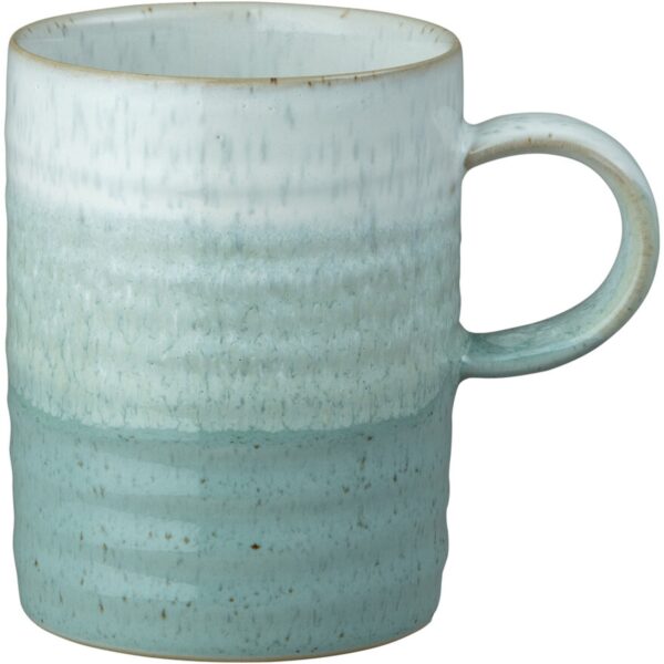 Denby Kiln Green Riflet Krus