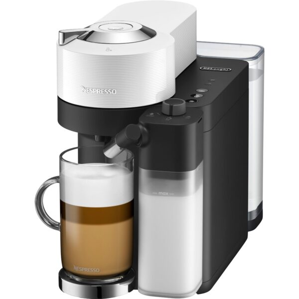 Nespresso Vertuo Lattissima Kapselmaskine  Matt White   Glossy