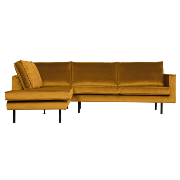 Rodeo Hjørnesofa Venstrevendt Velour   Ochre