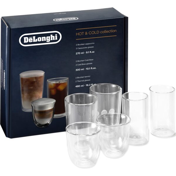 Delonghi Dobbeltvæggede Glas