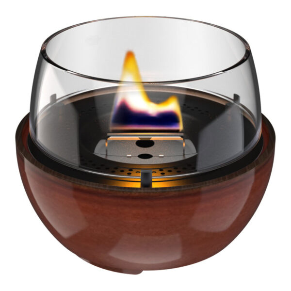 Tenderflame Tulip  Reactive Glace   Amber