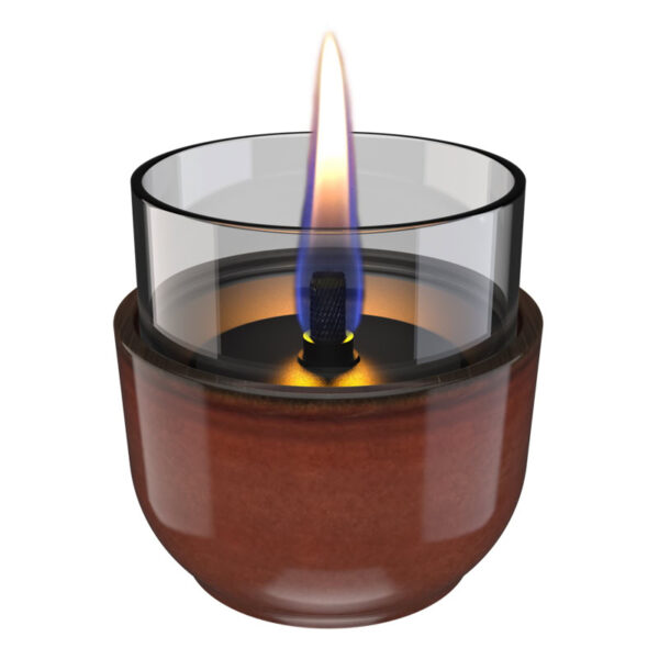 Tenderflame Violet  Reactive Glace   Amber