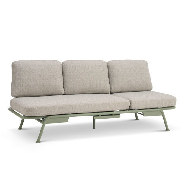 Santorini Loungesofa Daybed   Dusty Olive