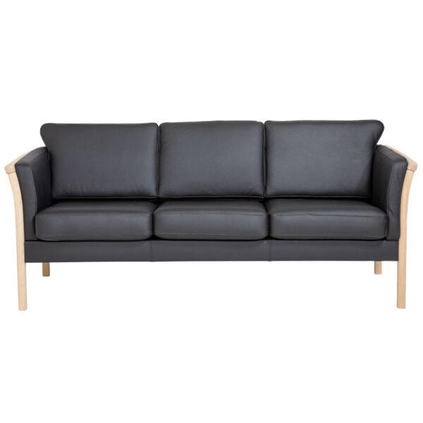 Denver   Pers  Sofa   Stof Læder